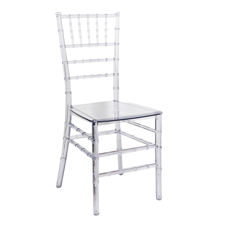 product_pako_326-000011 Καρέκλα Tiffany διάφανο pc 38x38.5x88εκ - Image 1