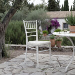 Καρέκλα Tiffany pp σε λευκή απόχρωση 40x40x88εκ - Image 2
