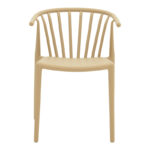 Πολυθρόνα Zelma pp σε ανοιχτή απόχρωση cappuccino 55x53x73εκ - Image 5
