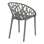 Πολυθρόνα Daren pp σε ανθρακί απόχρωση 59x60x79,5εκ - Image 3