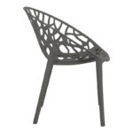Πολυθρόνα Daren pp σε ανθρακί απόχρωση 59x60x79,5εκ - Image 4