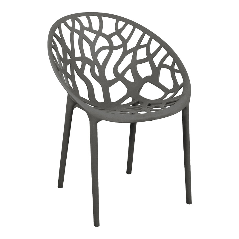 product_pako_326-000029 Πολυθρόνα Daren pp σε ανθρακί απόχρωση 59x60x79,5εκ - Image 1