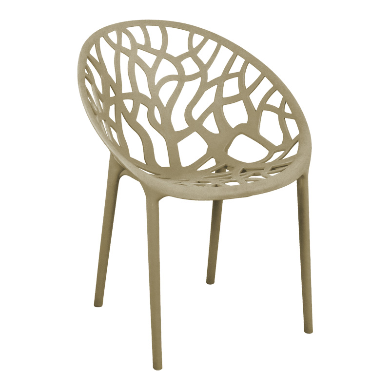 product_pako_326-000030 Πολυθρόνα Daren pp σε cappuccino απόχρωση 59x60x79,5εκ - Image 1
