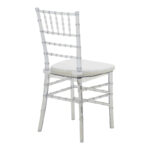 Καρέκλα Tiffany με μαξιλάρι διάφανο pc 38x38.5x88εκ - Image 2