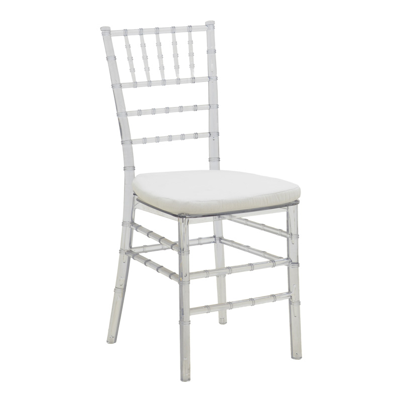 product_pako_326-000039 Καρέκλα Tiffany με μαξιλάρι διάφανο pc 38x38.5x88εκ - Image 1