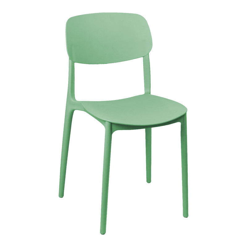 product_pako_326-000043 Καρέκλα Berdian στοιβαζόμενη pp σε μέντα απόχρωση 38x49x79εκ - Image 1