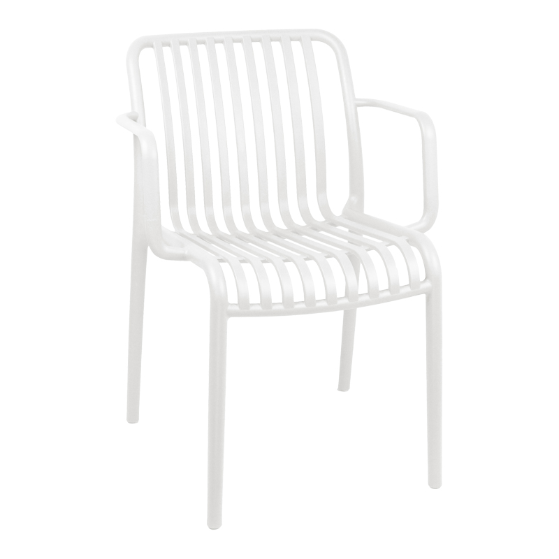 product_pako_326-000044 Πολυθρόνα Zoi pp σε λευκή απόχρωση 54x57.5x79εκ - Image 1
