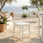 Καρέκλα Tiffany Ι pp σε λευκή απόχρωση 38.5x46.5x87εκ - Image 2