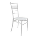 Καρέκλα Tiffany Ι pp σε λευκή απόχρωση 38.5x46.5x87εκ