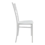Καρέκλα Tiffany Ι pp σε λευκή απόχρωση 38.5x46.5x87εκ - Image 4