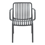 Πολυθρόνα Zoi pp ανθρακί 54x57.5x79εκ - Image 5