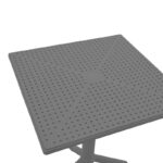 Τραπέζι Groovy pp διατρητο ανθρακί 60x60x76εκ - Image 3