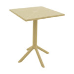 Τραπέζι Groovy pp διατρητο cappuccino 60x60x76εκ