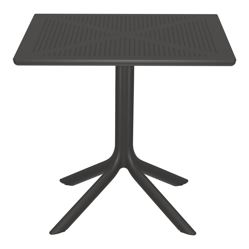 product_pako_326-000059 Τραπέζι Groovy διατρητο pp ανθρακί 80x80x74εκ - Image 1