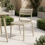 Καρέκλα Almea στοιβαζόμενη pp cappuccino 42.5x55.5x82εκ