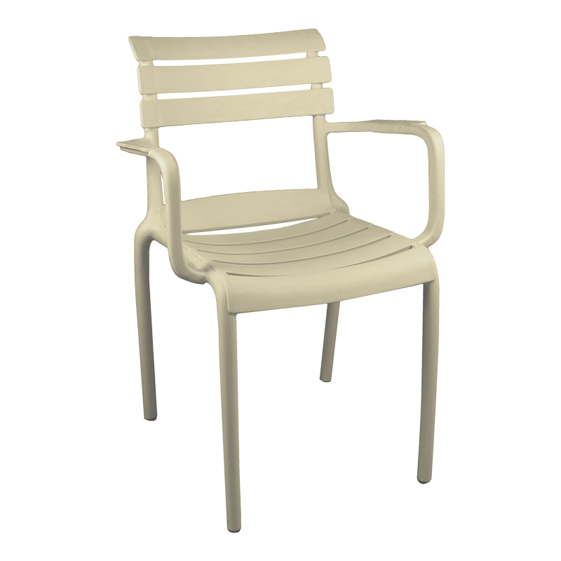 product_pako_326-000066 Πολυθρόνα Almea στοιβαζόμενη pp cappuccino 58x56x82εκ - Image 1