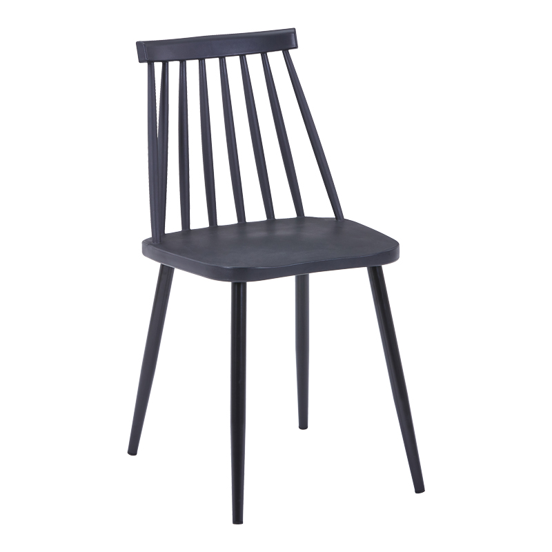 product_pako_327-000041 Καρέκλα Aurora I pp σε μαύρη απόχρωση-πόδι μεταλλικό μαύρο 43x48x79εκ - Image 1