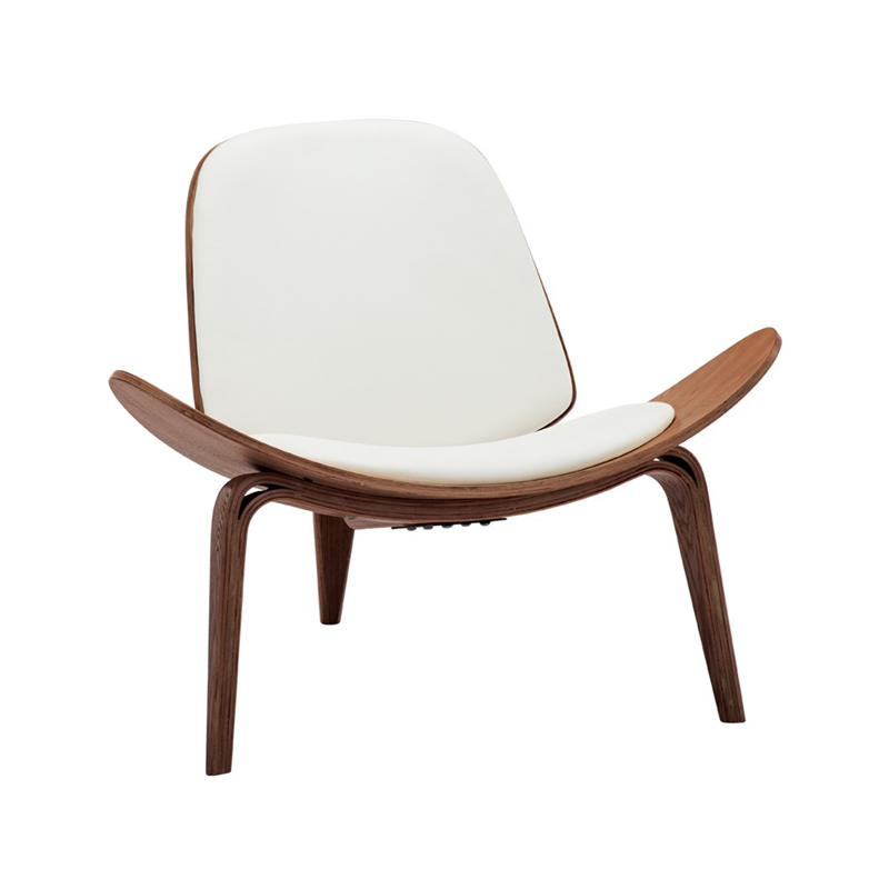product_pako_332-000048 Πολυθρόνα Vilma PU μπεζ- plywood καρυδί 90x76.5x74.5εκ - Image 1