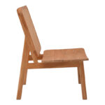 Πολυθρόνα Viborg φυσικό teak ξύλο-φυσικό rattan 60x75x87εκ - Image 5