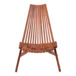 Πολυθρόνα Phoenox πτυσσόμενη φυσικό teak ξύλο 65x90x87εκ - Image 6