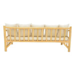 Καναπές Roziana φυσικό teak ξύλο 210x100x80εκ - Image 5