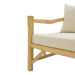 Καναπές Roziana φυσικό teak ξύλο 210x100x80εκ - Image 7