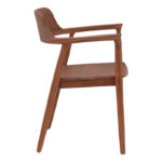 Πολυθρόνα Jambene teak ξύλο σε καρυδί απόχρωση 57x54x79εκ - Image 5