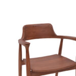 Πολυθρόνα Jambene teak ξύλο σε καρυδί απόχρωση 57x54x79εκ - Image 8