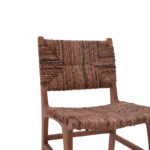 Καρέκλα Refane σκελετός teak ξύλο με ψάθα σε καρυδί απόχρωση 50x58x85εκ - Image 7