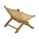 Πολυθρόνα Jerenze φυσικό teak ξύλο-φυσικό rattan 65x78x68εκ - Image 3