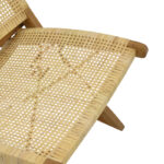 Πολυθρόνα Jerenze φυσικό teak ξύλο-φυσικό rattan 65x78x68εκ - Image 7