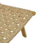 Πολυθρόνα Foldere φυσικό teak ξύλο-pe σχοινί 65x78x68εκ - Image 7