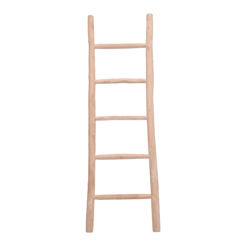 product_pako_336-000023 Σκάλα Morjeve teak ξύλο σε φυσική απόχρωση 50x6x160εκ - Image 1