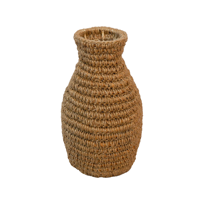 product_pako_337-000045 Βάζο Agelen I Inart sisal σε φυσική απόχρωση Φ20x33εκ - Image 1