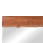 Καθρέπτης Riverine teak ξύλο σε φυσική απόχρωση 120x80x4εκ - Image 3