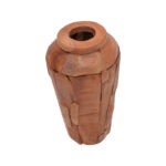 Διακοσμητικό βάζο Archean teak ξύλο σε φυσική απόχρωση Φ30x60εκ - Image 2