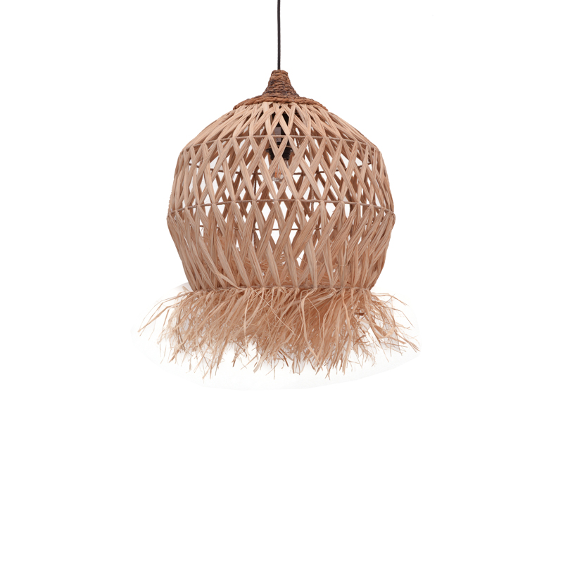 product_pako_339-000021 Φωτιστικό οροφής Marjione Inart sisal σε φυσικό χρώμα Φ45x55εκ - Image 1