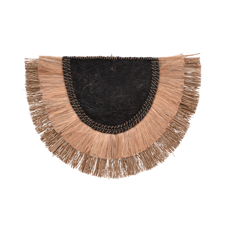 product_pako_339-000042 Διακοσμητικό τοίχου Pedrine Inart seagrass-abaca σε φυσικό χρώμα 85x60x6εκ - Image 1