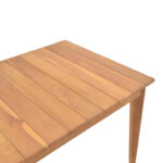 Τραπέζι Ory teak ξύλο σε φυσική απόχρωση 160x80x75εκ - Image 4