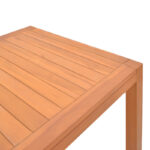 Τραπέζι Vocaly teak ξύλο σε φυσική απόχρωση 200x100x75εκ - Image 4