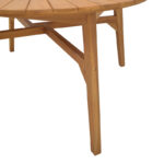 Τραπέζι Colen teak ξύλο σε φυσική απόχρωση Φ180x75εκ - Image 4