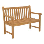 Καναπές Nat teak ξύλο σε φυσική απόχρωση 120x57x96εκ - Image 2