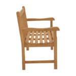 Καναπές Nat teak ξύλο σε φυσική απόχρωση 120x57x96εκ - Image 4