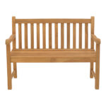 Καναπές Nat teak ξύλο σε φυσική απόχρωση 120x57x96εκ - Image 5