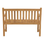 Καναπές Nat teak ξύλο σε φυσική απόχρωση 120x57x96εκ - Image 6
