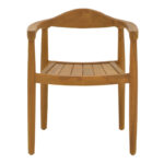 Πολυθρόνα Ganny teak ξύλο σε φυσική απόχρωση 59x56x71εκ - Image 6