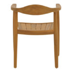 Πολυθρόνα Ganny teak ξύλο σε φυσική απόχρωση 59x56x71εκ - Image 7
