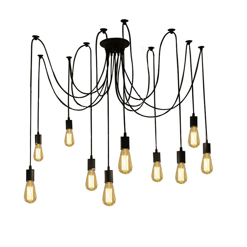 product_pako_342-000011 Φωτιστικό οροφής πολύφωτο Merdine μαύρο μέταλλο - Image 1