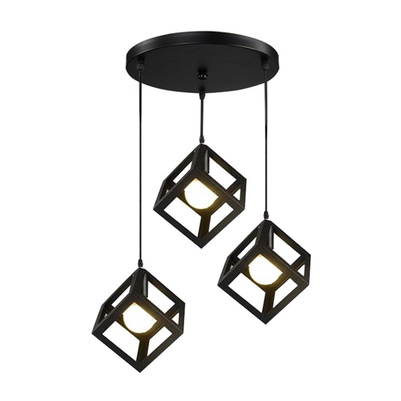 product_pako_342-000015 Φωτιστικό οροφής τρίφωτο Kibe I μαύρο μέταλλο 48x28εκ - Image 1