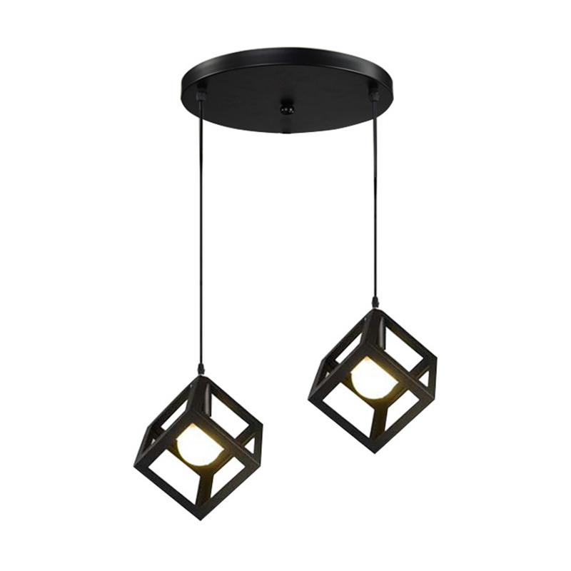 product_pako_342-000016 Φωτιστικό οροφής δίφωτο Kibe II μαύρο μέταλλο 48x28 εκ - Image 1